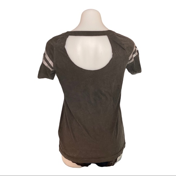 CHASER LOVE CUT-OUT GRAPHIC T-SHIRT TOP NWT S & M - Picture 10 of 14